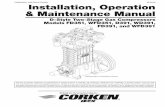 ORIGINAL INSTRUCTIONS IE105B Installation ... - corken… · 4.5 Piston Rod Packing Adjustment ... Corken compressors can compress ... otherwise it may not be able to remove the ...