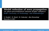 Model reduction of wave propagation - icerm.brown.edu · J orn Zimmerling (TU Delft) Model reduction of wave propagation November 8, 2017 1 / 37 Model reduction of wave propagation