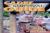 SURVIVAL - usafasupport.com · SURVIVAL Aid...how to give to your Cadet! & Comfort 2017-18. statues, ... equipment, a variety of outdoor accessories and clothing. We have equipment