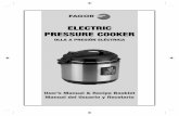 ELECTRIC PRESSURE COOKER - Fagor America · RECIPES ... The Fagor Electric Pressure Cooker can be used to pressure cook foods to perfection. The controls are in a simple, easy to