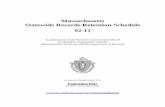 Massachusetts Statewide Records Retention … Statewide Records Retention Schedule 02-11 ... Sample File Plan ... 104 1 State Property ...