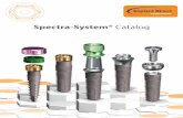 Spectra-System® Catalog - Implant Direct · Instruments, Surgical Drills & Surgical Sequence 20-21 Selection Chart for ScrewPlant ... A snap-on comfort cap is provided for the modified