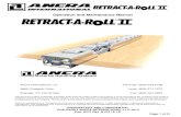 Operation and Maintenance Manual - ANCRA International · Replacement Parts ... Operation and Maintenance Manual ... All roller conveyors are raised simultaneously by operating the