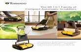 The BR 13/1 Family of Compact Automatic Scrubbers · The BR 13/1 Family of . Compact Automatic Scrubbers. ... CHEMICAL TORNADO BR 13/1 MW. ... Bonnet cleaning.