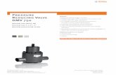 DB300566 EN 160624 DMV750 - Braeco · body from the bonnet and the atmosphere. The principle ensures that the secondary pressure ... physical and chemical characteristics of the valve