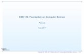 COS 140: Foundations of Computer Science - …mainesail.umcs.maine.edu/COS140/schedule/slides/adders.pdfCOS 140: Foundations of Computer Science Adders Fall 2017. CS omputer cience