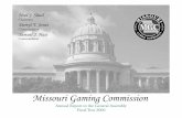 Noel J. Shull - Missouri Gaming Commission · Noel J. Shull, Chair ... Director, Epsilon Lambda Foundation of Alpha Phi Alpha Fraternity. ... internal controls, and good business