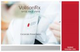 VolitionRx - content.equisolve.netcontent.equisolve.net/volitionrx/media/066517017e207e342a3c4bb1c... · VolitionRx’s Belgian lab team VolitionRx is a Clinical Stage, ... NuQ®