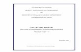 TECHNICAL EDUCATION QUALITY IMPROVEMENT PROGRAMME OF ... · TECHNICAL EDUCATION QUALITY IMPROVEMENT PROGRAMME OF ... CIVIL WORKS MANUAL ... LOI Letter of Invitation/ Letter of Intent