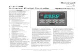 Universal Digital Controller Specification - Instrumart UDC2500 Universal Digital Controller is a new, ... input signal damping. ... Transmitter Power ...