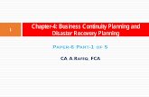 4 Business Continuity Planning and Disaster Recovery … · Task Statements 3 To design, develop, implement, test, maintain and audit all key phases and components of a Business Continuity
