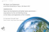 8th Space Law Symposium at the Keio Universityspace-law.keio.ac.jp/Lecture Keio Uni Tokyo 13 MRZ 2017.pdf · 8th Space Law Symposium at the Keio University of Tokyo, ... space weather