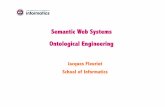 Semantic Web Systems Ontological Engineering · Semi-structured sources ... Semantic Web Systems: Ontological Engineering ... Just like in Software Engineering, ...