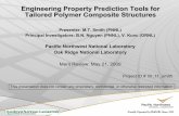 Engineering Property Prediction Tools for Tailored … Property Prediction Tools for Tailored Polymer Composite Structures 1 ... ABAQUS (cont.) Predicted crack . propagation ... Property