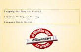 Category: Best New Print Product - Amazon S3 · Category: Best New Print Product Initiative: ... Aditya Birla Group ... No negative life Presentation PPT Work Author:
