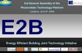Energy Efficient Building Joint Technology Initiative · Energy Efficient Building Joint Technology Initiative ... Disseminate widely for a real impact ... Aero-nano gels