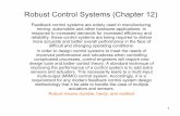 Robust Control Systems (Chapter 12) - University of Ottawarhabash/ELG4152L8.pdf · Robust Control Systems (Chapter 12) ... The goal of robust design is to retain assurance of system