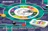 Global Human Capital Trends 2017 - Deloitte ranking for the top 5 2017 trends for the UK is: Global Human Capital Trends 2017| Rewriting the rules for the digital age 4 Top trends