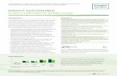 INSIGHT SUSTAINABLE EURO CORPORATE BOND FUND · The Insight Sustainable Euro Corporate Bond Fund seeks to profit ... allocate to companies which have superior ESG profiles or are