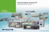 Automation Panel PC - Advantech · which allows efficient and effective integration and open a ... DIO control support, TPC-71H series are designed for automation applications as