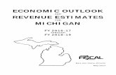 Economic Outlook and Revenue Estimates for …house.michigan.gov/hfa/PDF/Revenue_Forecast/Economic...ECONOMIC OUTLOOK AND REVENUE ESTIMATES FOR MICHIGAN FY 2016-17 THROUGH FY 2018-19