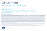 Oppenheimer Analyst Pitch - GE | The Digital Industrial ... GE Forecasts, Strategies Unlimited, NEMA, Datapoint Research, Internet Research 30% LED Non-LED Lighting Market Growth +5%