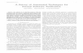 TRANSACTIONS ON CAD 1 A Survey of Automated ... ON CAD 1 A Survey of Automated Techniques for Formal Software Veriﬁcation Vijay D’Silva Daniel Kroening Georg Weissenbacher Abstract—The