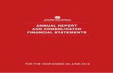 ANNUAL REPORT AND CONSOLIDATED … REPORT AND CONSOLIDATED FINANCIAL STATEMENTS FOR THE YEAR ENDED 30 JUNE 2015 2 THE UEEN EAETH DAOND JUEE TRUT HARTY NO 1145640 CONTENTS 3 4 4 26