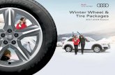 Winter Wheel & Tire Packages - Audi | Luxury Cars | Audi … Wheel & Tire Packages 2017–2018 Season Don’t let a little cold weather stop you. T able Of Contents Winter Wheel &