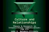 Culture and Relationships - Illinois State Universitymy.ilstu.edu/~jrbaldw/372/Relationships.ppt · PPT file · Web view · 2013-06-12Culture and Relationships ... Motives Lampe