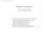 Herbal Formulas II - Global Traditional Chinese Medicine in Herbal Formulas II • Chapter 11 Formulas that stabilize & bind ( 14 types ) – Section 1 Formulas that stabilize exterior