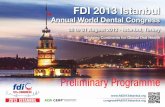 Annual World Dental Congress · • Oral Radiology-Advances in Digital Imaging • Endodontics-Endodontic Treatment:Problems and Solutions ... Oral Surgery d• ental auxiliaries