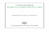 AGRICULTURE POLICY 2013 - India Environment Portal POLICY 2013 ... present Agriculture Policy keeping in view the future challenges of ... Promoting utilization of non-conventional