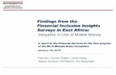 Findings from the Financial Inclusion Insights Surveys in ... · Findings from the Financial Inclusion Insights ... The Financial Inclusion Insights (FII) project has conducted ...