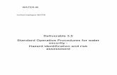 Deliverable 3.5 Standard Operation Procedures for water ... 3.5 report_final.pdf · Document Title Standard Operation Procedures for water security ... Hazard identification and risk