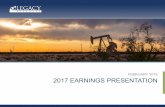 FEBRUARY 2018 2017 EARNINGS PRESENTATION affecting ultimate recovery include the scope of Legacy’s actual drilling program, ... Ongoing technical analysis suggests the addition of