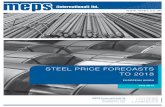 STEEL PRICE FORECASTS TO 2018 - MEPS   - EU   EU27 Steel Price, ... Real GDP (percentage change year-on-year) ... MEPS Steel Price Forecasts to 2018 July 2014