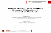 Green Growth and Climate Change Mitigation in … in overall consumption of the energy in HP. From the Atal Bijli Bachat Yojna Green Growth and Climate Change Mitigation in Himachal