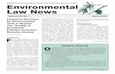 Published by the Environmental Law Section of the Virginia ... · Page 2 Environmental Law News Environmental Law News Volume XIV, No. 1 Spring 2002 Prepared by the staff of Environmental