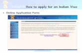 How to apply for an Indian Visa · How to apply for an Indian Visa Save And Continue. Save And Exit. 11 MlIlldatory Fields Please notedowll the Temporary Application lD: 42050552P:"\IOKCB.