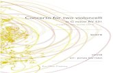 Concerto for two violoncelli - James Barralet for two violoncelli in G minor RV 531 arranged for cello quartet (2014) _____ score vivaldi arr. james barralet ...