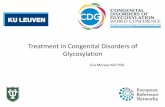 Treatment in Congenital Disorders of Glycosylation€¦ · Nov 2015 Jan 2016 March 2016 April 2016 ALAT ... -6P -1P - - CDG galactose study ... TIEF, MS/MS, urine gal • Clin. control
