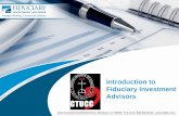 Introduction to Advisors - CTUCCdocuments/finance+and+staff... · Introduction to Fiduciary Investment Advisors. ... Vincent Smith, AIF ... Dan Lojko, Associate Research Analyst.