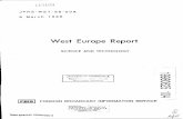 West Europe Report - Defense Technical … Europe Report ... The contents of this publication in no way represent the poli- ... (new Ariane 5 for Hermes and fitting out of the space