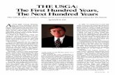 THE USGA: The First Hundred Years, The Next Hundred …gsr.lib.msu.edu/1990s/1996/960521.pdf · The First Hundred Years, The Next Hundred Years ... we celebrated our first 100 ...