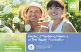 Healing & Wellbeing Retreats - Lifestyle Medicine Retreats ...gawler.org/wp-content/uploads/2015/09/The-Gawler-Foundation-Guide... · Healing & Wellbeing Retreats ... Asia Pac J Clin