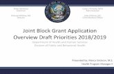 Joint Block Grant Application Overview Draft Priorities ...dpbh.nv.gov/uploadedFiles/dpbhnvgov/content/Programs/ClinicalBHSP...Joint Block Grant Application Overview Draft Priorities