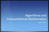 Algorithms and Computational Mathematics - CNR 20091019... · Group’s History Algorithms and Computational Mathematics, IIT - CNR October 19th, 2009 2 Permanent / Temporary Staff