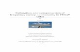 Estimation and compensation of frequency sweep ...essay.utwente.nl/69455/1/AM_thesis_Kurt_Peek.pdf · Estimation and compensation of frequency sweep nonlinearity in FMCW radar by