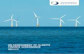 AN ASSESSMENT OF CLIMATE FINANCE … ·  · 2014-02-04awareness of the damaging effects of corruption and work with ... Alice Harrison and Teresa Gutierrez in the reviewing and editing
